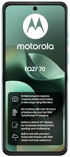 Razr 70 Dual SIM 256GB Sporting Green