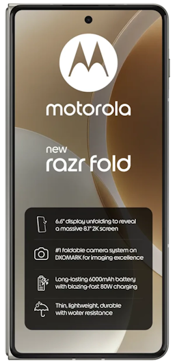 Razr Fold Dual SIM 512GB PANTONE Lily White
